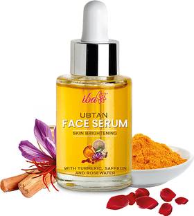 Iba Ubtan Face Serum with Turmeric, Saffron & Rosewater for Skin Brightening