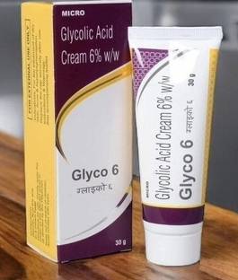 glyco-6 Cream - Professional Grade Glycolic Acid Treatment for Smooth and Radiant Skin (30g) - Single Pack - Ideal for Anti-Aging and Skin Renewal
