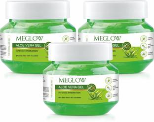 meglow Aloevera Gel with Cucumber for Hydrated, Moisturized, Bright & Glowing Skin