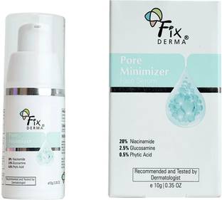 Fixderma 20% Niacinamide Pore Minimizer Face Serum, Tighten Open Pores & Fades Acne scars