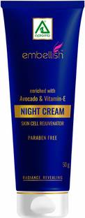 Aplomb NIGHT CREAM(ENRICHED WITH AVOCADO &VIT -E SKIN CELL REJUVENATOR)