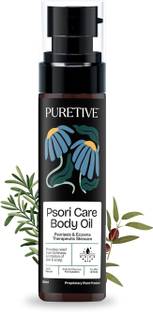puretive Psori Care Body Oil | Psoriasis and Eczema Relief | Skin Allergies & Rashes | Eczema-Prone & Sensitive Skin Moisturizing Oil