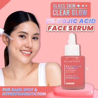 GLAMVEDA 2% Kojic Acid Face Serum with Alpha Arbutin & Niacinamide for Dark Spots