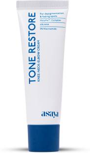 ASAYA Tone Restore Cream For Dark Knees, Neck, Elbows, Whitening & Remove Blackness