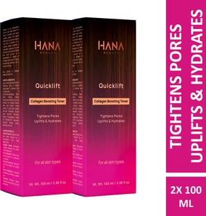 Hana Beauty Collagen Boosting Toner with Quicklift (100ml) (Pack of 2)