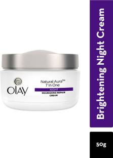 OLAY Natural White Night Cream with Vitamin B3, Pro B5, E