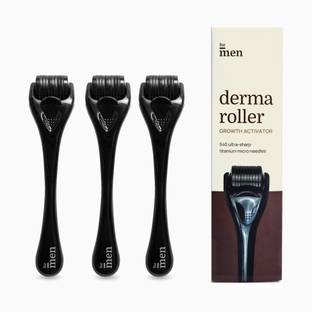 Formen Hair Growth Activator Derma Roller For Hair Growth 0.5 mm with 540 Titanium Needles Pack of 3