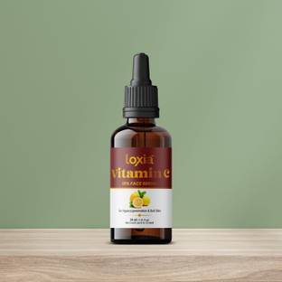 Loxia 15% Vitamin C Face Serum With Vit E, & Ferulic Acid For Glowing Skin