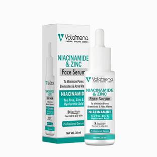 Volamena Niacinamide & Zinc Face Serum I Reduce acne marks & dark spots I even skin tone
