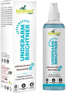 Ayumcure Underarm Brightening Spray for Men & Women | Niacinamide & Glycolic Acid Blend