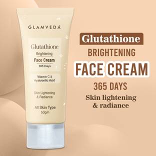 GLAMVEDA Glutathione Brightening Face Cream Reduce Dark spots & Age spots with Vitamin C