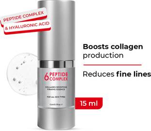 Conscious Chemist 6 Peptide Serum for Face | Complex Collagen Boosting Firming Essence for Face, Niacinamide & Hyaluronic Face Serum, Reduce Fine Lines, Wrinkles, Face Serum for Men & Women