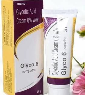 glyco-6 Cream - Powerful Glycolic Acid Exfoliating Cream (30g) - Single Pack for Smoother Skin