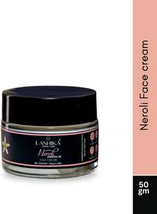 Lashika Neroli Face Cream for radiant elegance and timeless beauty with (AHA), Beta Hydroxy Acids (BHA), Aloe Vera, Ceramides, Peptides, and an array of meticulously selected natural extracts to add a luxurious glow to your face infused with Neroli essential oil