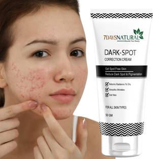 7days natural Dark Spot Remover Cream For Remove Pimple Marks | Acne Scar | Blemishes pigmentation | Dark Spot