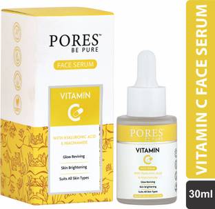 PORES BE PURE Vitamin C Face Serum For Anti Ageing, Brightening and Reduces Dark Spots