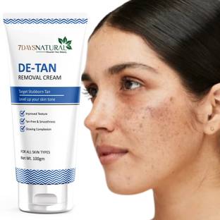 7days natural DE Tan Cream For Tan Removal Face skin & Body Parts