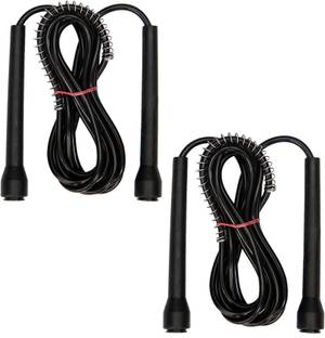 Resh Pack of 2 Pcs (Black) Freestyle Skipping Rope