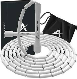 ATHVERV Freestyle Beaded Jump Rope, Skipping Rope For Tricks & Releases Weighted Skipping Rope