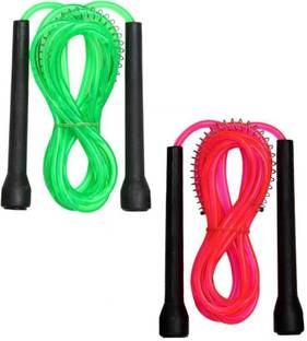Manogyam Cardio Training,Intensive Workout,fitness and leisure gym,stamina builder 2PC Freestyle Skipping Rope