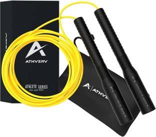ATHVERV Pro Freestyle Long Handles Jump Rope, 4mm Skipping Rope for tricks Speed Skipping Rope