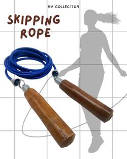 CTC CREATION Skipping Rope with Comfortable Wooden Handles for Enhanced Performance Freestyle Skipping Rope