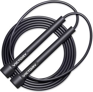 VICTORY Professional Adjustable Skipping Rope Jumping Rope With Comfortable Handles Freestyle Skipping Rope