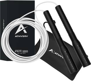 ATHVERV Pro Freestyle Long Handles Jump Rope, 4mm Skipping Rope for tricks Speed Skipping Rope