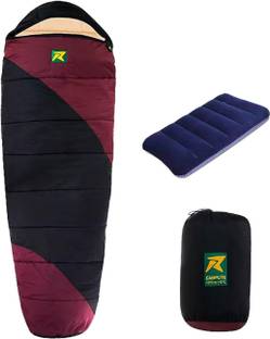 Rocksport Camplite 0 C to 10 C Purple/Black Mummy Shape Sleeping Bag