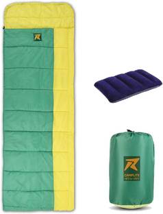 Rocksport Camplite Indoor & Outdoor Temp 8°C to 20°C, 1.1Kg (Yellow & Green) Sleeping Bag
