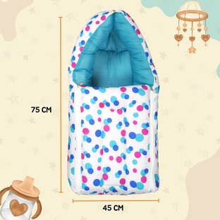 Teeny Weeny Multipurpose Carrying & Bedding Sleeping Bag (Pink Apple) Standard Crib