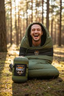 RHINOKraft Ultra Light 0 Degree Envelope Reliance Cotton Fibre Olive Sleeping Bag
