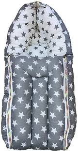 MINIKIDZ Big Star zipper 3 in 1Baby's Cotton Bed CumCarryBed 0-3 Month sleeping bag Sleeping Bag