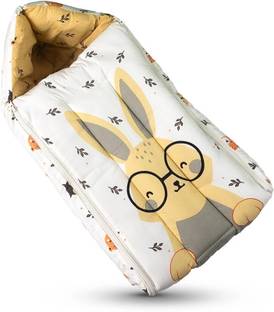 Tinylane 3 in 1 Baby Sleeping Bag & Carry Nest for Newborn, Portable Bamboo Cotton Sleeping Bag