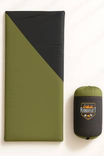 RHINOKraft Spartan Olive Rectangular Lightweight 1.3 kg | Comfort 12 °Celcius | Double Side Sleeping Bag