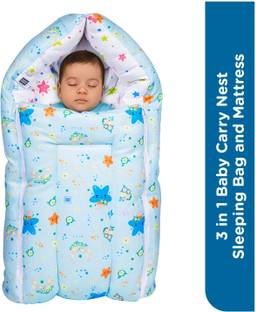 MeeMee Baby Cozy Carry Nest Bag (Baby Sleeping Bag) (Blue) Sleeping Bag