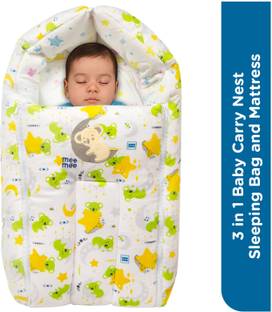 MeeMee 3 in 1 Baby Carry Nest Sleeping Bag & Mattress Sleeping Bag