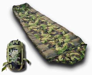 Aim Emporium 15°C to 25°C Indoor & Outdoor Light Weight Adult Army Sleeping Bag
