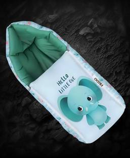 VYOM ENTERPRISE VYOME ENTERPRISE – Sweet Dream Baby Nest Bed with Zipper Closure & Cloud Print Sleeping Bag