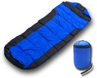 Aim Emporium 15°C to 25°C Sleeping Bag For Camping and Traveling (Blue,1kg) Mummy Sleeping Bag