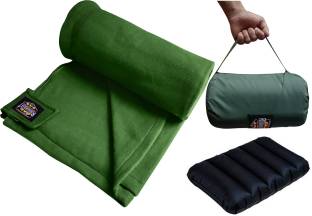 RHINOKraft Green Fleece Sleeping Bag Liner Sleeping Bag