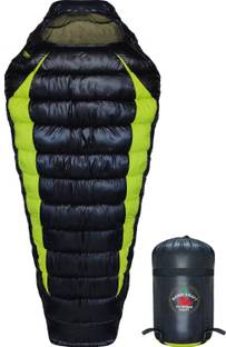 RHINOKraft Rider Black Green Mummy Shape Extra Large Size for Camping in Winter Sleeping Bag