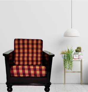 HOMEWEAVES Polycotton Polka 1 Seater Sofa Cover