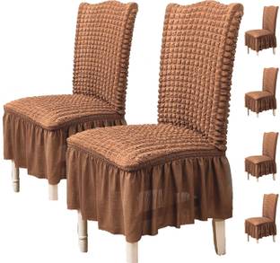 Magic Cover Polyester Checkered 6 Seater Chair Cover