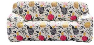 TURIYA Polyester, Polycotton Floral 3 Seater Sofa Cover
