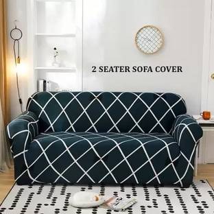 TONY STARK Polycotton Striped 2 Seater Sofa Cover