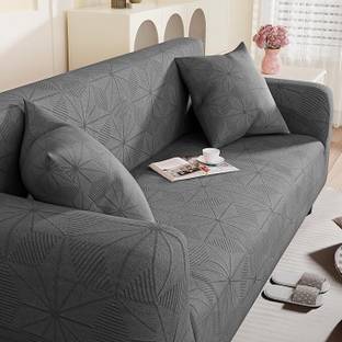 lukzer Jacquard 3+1+1 Seater Sofa Abstract Cover