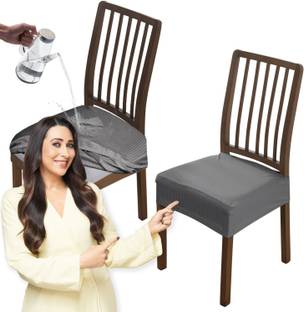 HOKiPO Jacquard Plain 2 Seater Chair Cover
