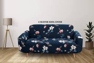 TONY STARK Polycotton Floral 4 Seater Sofa Cover