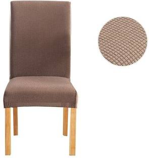 lukzer Polyester Checkered 1 Seater Chair Cover